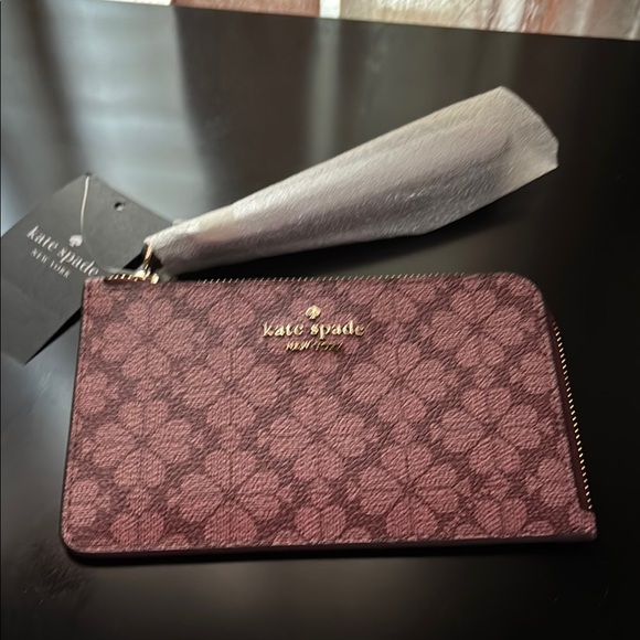 Kate Spade Burgundy Clutch - Picture 1 of 3